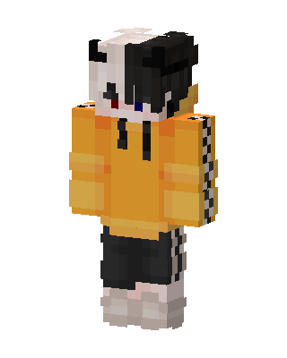 Orange Player Boy Minecraft skin