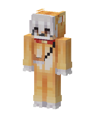 Shiba Onesie skin, 3D preview