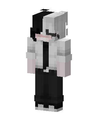 White Suit Boy skin, 3D preview