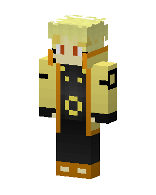 Naruto Sage Mode skin, 3D preview