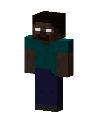 Teal Mob Boy skin, 3D preview