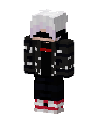 Black Emo Boy Minecraft skin