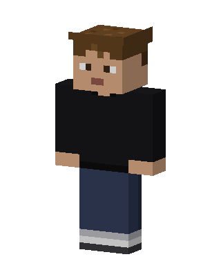 Casual Brunette skin, 3D preview