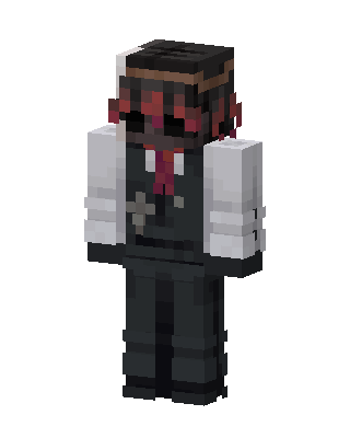 Black Player Boy skin, 3D preview