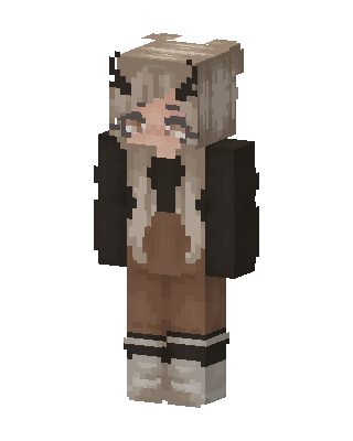 Cozy Overall Girl skin, 3D preview