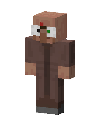 Brown Suit Boy skin, 3D preview