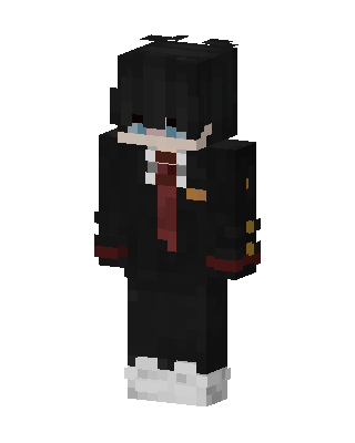 School Uniform Boy skin, 3D preview