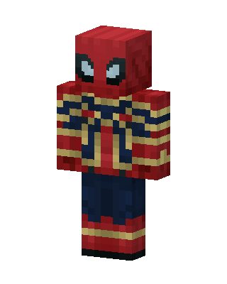 Iron Spider skin, 3D preview