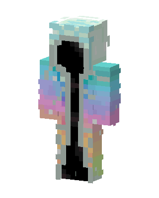 Pastel Hoodie skin, 3D preview