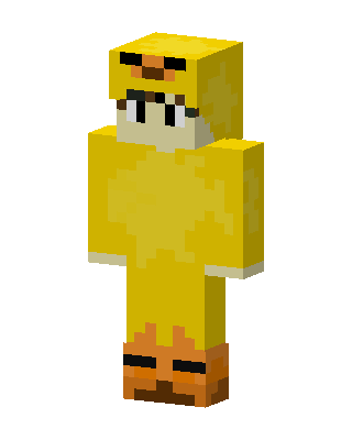 Chick Costume skin, 3D preview