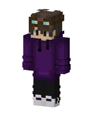 Goggles Hoodie Boy skin, 3D preview