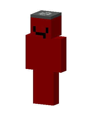Red Blob skin, 3D preview