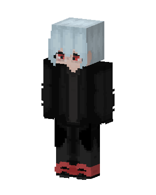 Black Villain Boy Minecraft goth skin