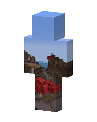 Sky Cliff skin, 3D preview