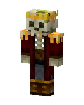 Skeleton King skin, 3D preview