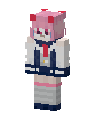 Sailor Uniform Girl skin, 3D preview
