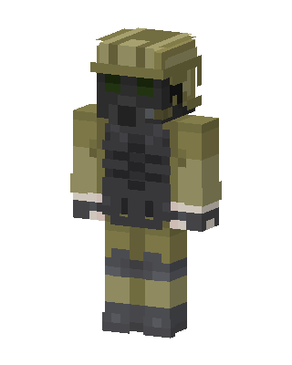 Gas Mask Soldier Minecraft skin