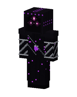 Ender Mage skin, 3D preview