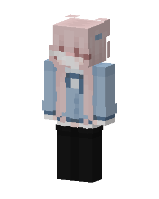 Pastel Hoodie Girl Minecraft skin