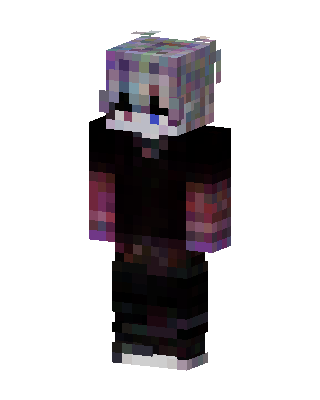 Glitch Hoodie skin, 3D preview