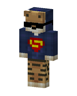 Capybara Superman Minecraft skin