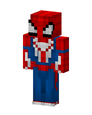 Spider-Man skin, 3D preview