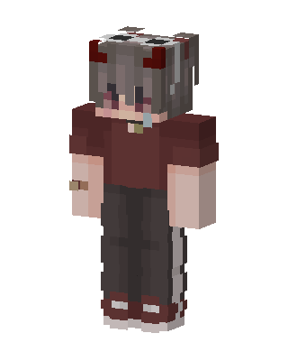 Red Devil Boy skin, 3D preview