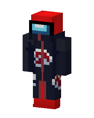 Akatsuki Crewmate Minecraft skin