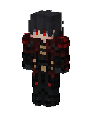 Crimson Knight skin, 3D preview