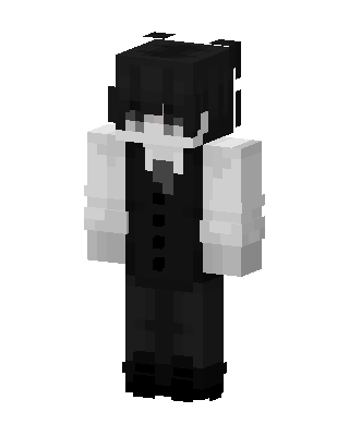 Monochrome Butler skin, 3D preview
