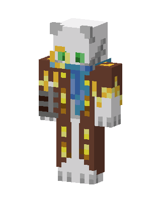 Scarfed Explorer skin, 3D preview