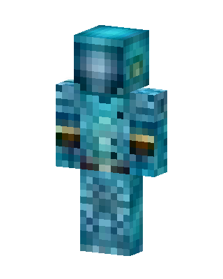 Aqua Armor Minecraft skin