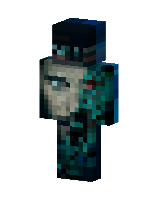 Teal Hero Boy Minecraft skin
