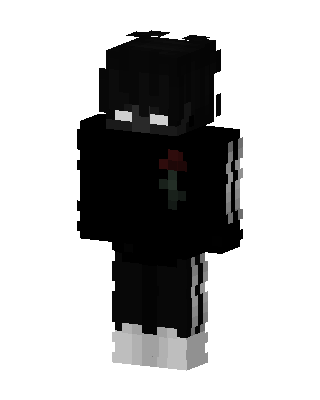 Rose Hoodie skin, 3D preview