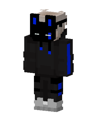 Blue Shadow skin, 3D preview