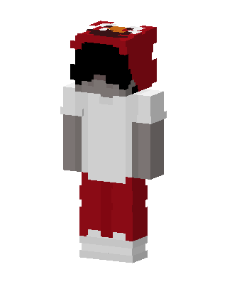 Elmo Hoodie skin, 3D preview