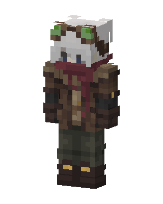 Brown Animal skin, 3D preview