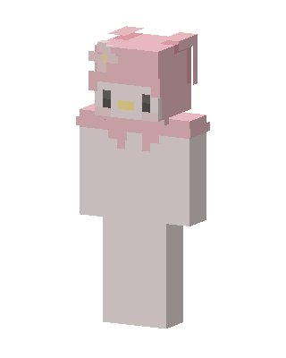 Pink Animal Girl Minecraft pink skin