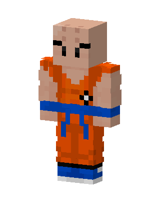 Krillin skin, 3D preview