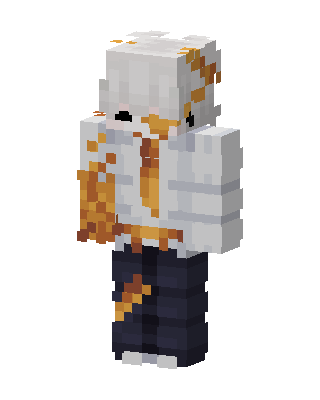 White Animal skin, 3D preview