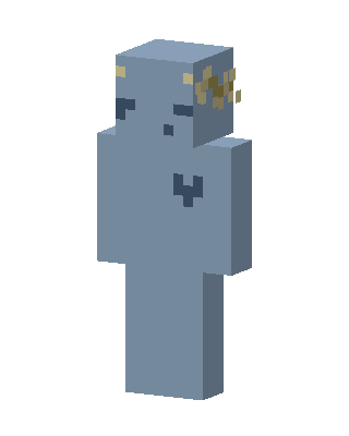 Blue Blob skin, 3D preview