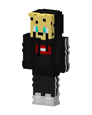 Cheese Hoodie Kid skin, 3D preview