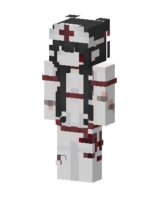 White Anime Girl Minecraft skin