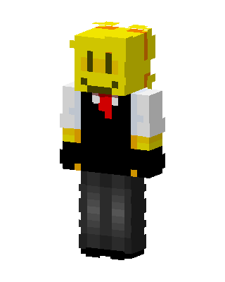 Smiley Waiter skin, 3D preview
