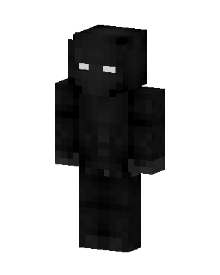 Black Ninja Boy skin, 3D preview