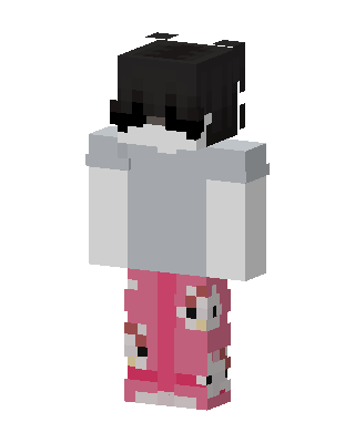 Pink Cutie Girl Minecraft pink skin