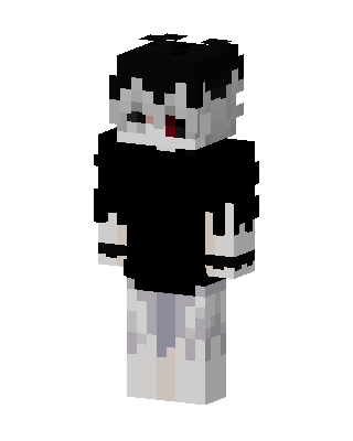 Black Player Boy skin, 3D preview