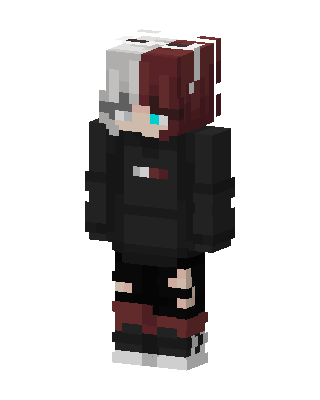 Shoto Todoroki skin, 3D preview