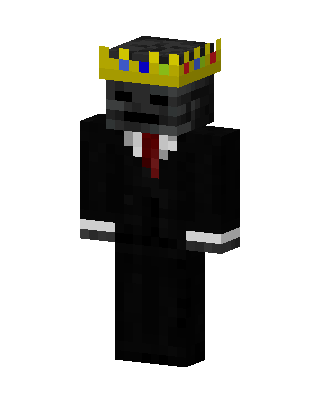 Crowned Wither Skeleton Minecraft skin