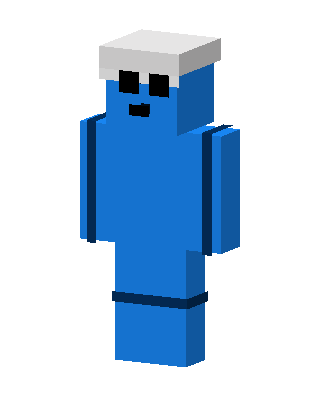 Blue Sailor skin, 3D preview